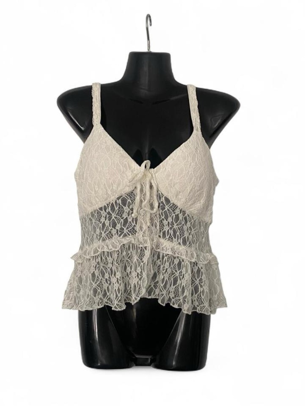 White Lace Hollister Cami Tank Top